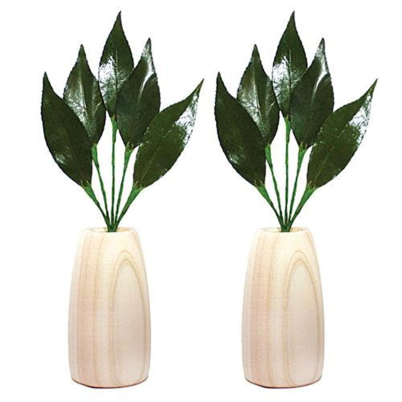 極小榊 丸榊立てセット SR-003 メーカー直送 ▼返品・キャンセル不可【他商品との同時購入不可】