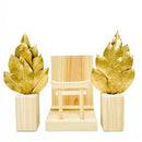 ミニ S 金の榊 鳥居付き神棚セット ST-040 メーカー直送 ▼返品・キャンセル不可【他商品との同時購入不可】
