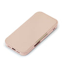 PGA iPhone16用 ガラスフリップケース サフィアーノ調/ピンク PG-24AGF06PK 70g