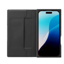 PGA iPhone16用 クリアフリップケース ブラック PG-24ACF01BK 70g