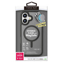 PGA iPhone16用 MagSafe対応 ハイブリッドケース ブラック PG-24AMGPT04BK 30g