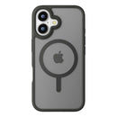 PGA iPhone16用 MagSafe対応 ハイブリッドケース ブラック PG-24AMGPT04BK 30g