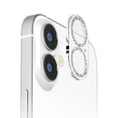 PGA iPhone16/16Plus 2眼カメラ用 カメラフルプロテクター ラメシルバー 2g