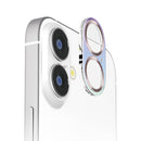 PGA iPhone16/16Plus 2眼カメラ用 カメラフルプロテクター オーロラ/ゴールド 2g