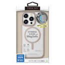 PGA iPhone 16 Pro用 MagSafe対応 ハイブリッドケース ベージュ PG-24BMGPT05BE 30g