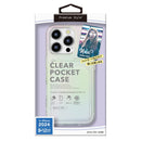 PGA iPhone 16 Pro用 クリアポケットケース オーロラ PG-24BCTP02AR 25g