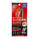 PGA iPhone 16 Pro用 液晶全面保護ガラス 角割れ防止PETフレーム PG-24BGLF01CL 13g