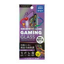 PGA iPhone 16 Pro用 液晶全面保護ガラス 角割れ防止PETフレーム PG-24BGLF07GM 13g