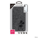 PGA iPhone 16用 ガラスフリップケース(フェルト) ミッキーマウス PG-D24AGF05MKY