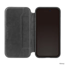 PGA iPhone 16用 ガラスフリップケース(フェルト) ミッキーマウス PG-D24AGF05MKY