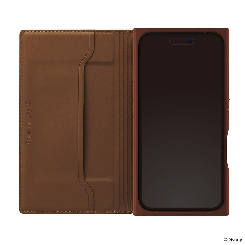 PGA iPhone 16用 クリアフリップケース (サガラ刺繍) ドナルドダック PG-D24ACF03DND