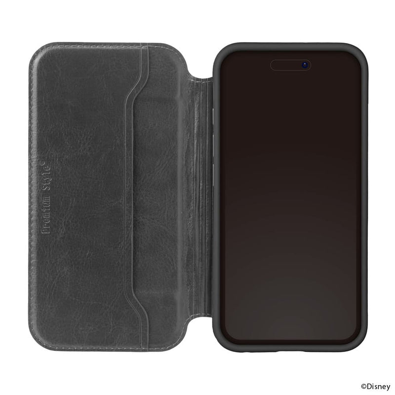 PGA iPhone 16 Pro用 ガラスフリップケース (フェルト) ミッキーマウス PG-D24BGF05MKY