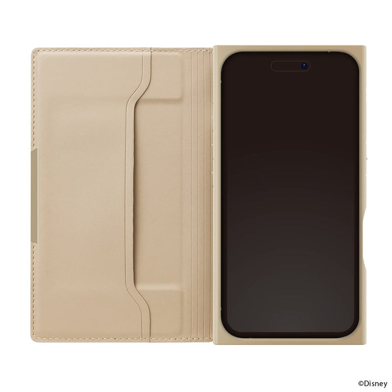 PGA iPhone 16 Pro用 クリアフリップケース ミッキー＆ミニー PG-D24BCF01MM