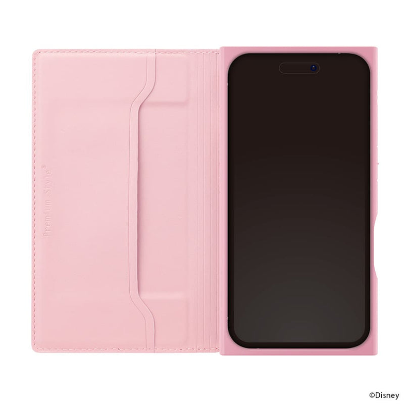PGA iPhone 16 Pro用 クリアフリップケース(サガラ刺繍) ディズニーマリー PG-D24BCF04MAR