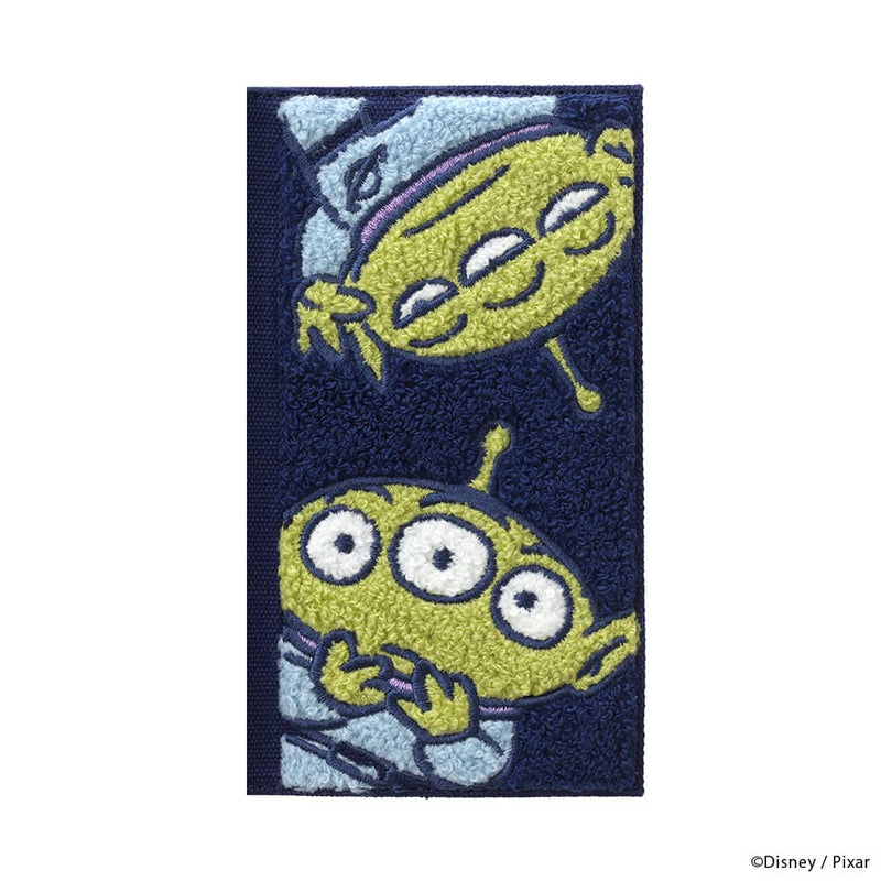PGA iPhone 16 Pro用 クリアフリップケース(サガラ刺繍) エイリアン PG-D24BCF06LGM