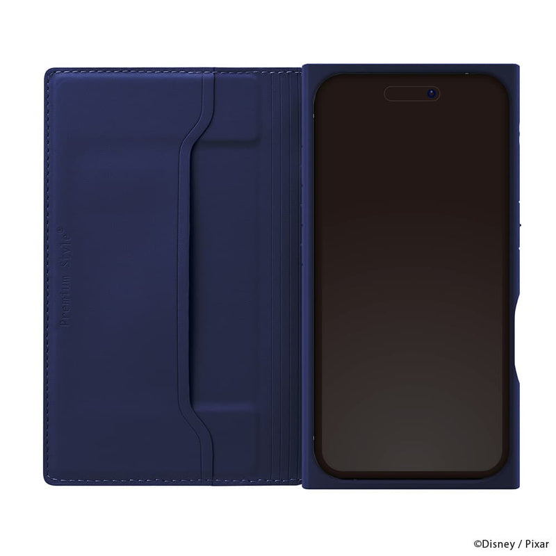 PGA iPhone 16 Pro用 クリアフリップケース(サガラ刺繍) エイリアン PG-D24BCF06LGM