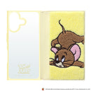 PGA iPhone 16用 クリアフリップケース(サガラ刺繍) ジェリー PG-W24ACF02JER