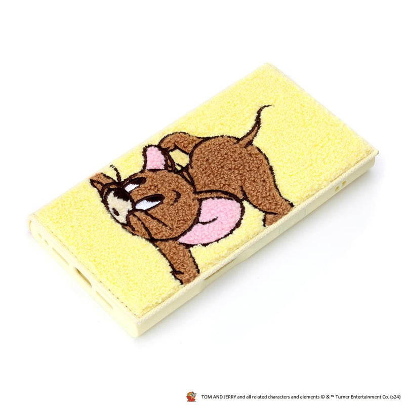 PGA iPhone 16 Pro用 クリアフリップケース(サガラ刺繍) ジェリー PG-W24BCF02JER