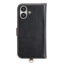 PGA iPhone 17用 フリップカバー ブラック PG-25AFP02BK 80g