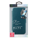 PGA iPhone 17用 スリムフリップカバー ブルー PG-25AFP05BL 65g