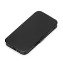 PGA iPhone 17用 スリムフリップカバー ブラック PG-25AFP06BK 65g