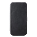 PGA iPhone 17用 スリムフリップカバー ブラック PG-25AFP06BK 65g