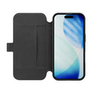 PGA iPhone 17用 スリムフリップカバー ブラック PG-25AFP06BK 65g