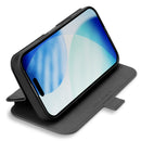 PGA iPhone 17用 スリムフリップカバー ブラック PG-25AFP06BK 65g