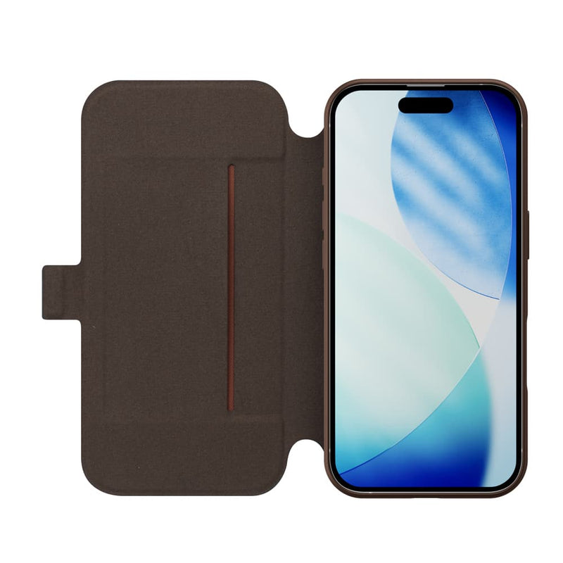 PGA iPhone 17用 スリムフリップカバー ダスティピンク PG-25AFP07PK 65g