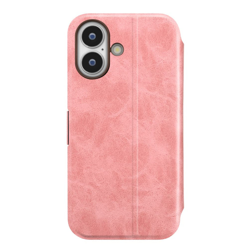 PGA iPhone 17用 スリムフリップカバー ダスティピンク PG-25AFP07PK 65g