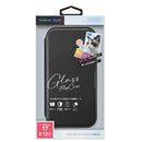 PGA iPhone 17用 ガラスフリップケース ブラック PG-25AGF01BK 65g