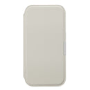 PGA iPhone 17用 ガラスフリップケース サフィアーノ調／グレー PG-25AGF05GY 65g