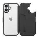 PGA iPhone 17用 バックフリップケース ブラック PG-25ABF01BK 65g