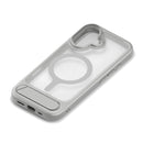 PGA iPhone 17用 MagSafe対応 スタンド付ハイブリッドケース グレー PG-25AMH07GY 45g