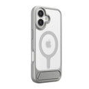 PGA iPhone 17用 MagSafe対応 スタンド付ハイブリッドケース グレー PG-25AMH07GY 45g