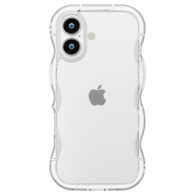 PGA iPhone 17用 ウェーブケース クリア PG-25AWH01CL 35g