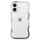 PGA iPhone 17用 ウェーブケース メタルシルバー PG-25AWH03SV 35g