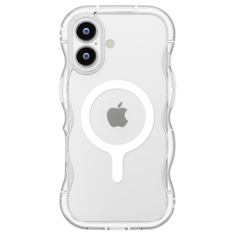 PGA iPhone 17用 MagSafe対応 ウェーブケース クリア PG-25AMW01CL 35g