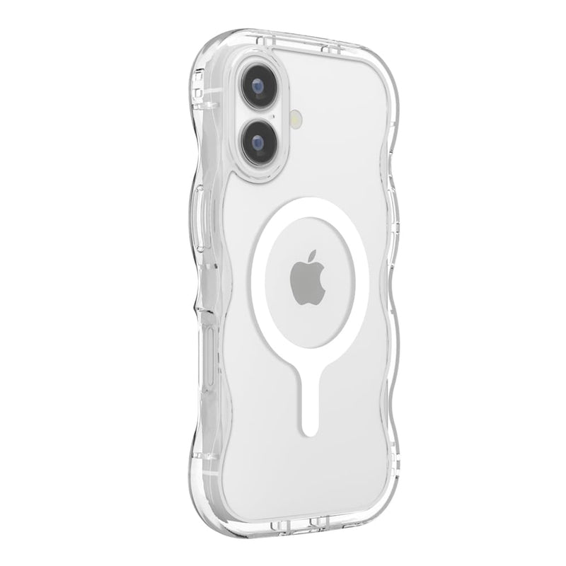 PGA iPhone 17用 MagSafe対応 ウェーブケース クリア PG-25AMW01CL 35g