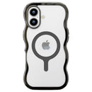 PGA iPhone 17用 MagSafe対応 ウェーブケース メタルブラック PG-25AMW02BK 35g