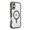 PGA iPhone 17用 MagSafe対応 ウェーブケース メタルブラック PG-25AMW02BK 35g