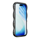 PGA iPhone 17用 MagSafe対応 ウェーブケース メタルブラック PG-25AMW02BK 35g