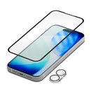 PGA iPhone 17用 液晶全面保護ガラス&カメラプロテクターセット 高透明 PG-25AGLFPST 13g