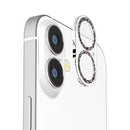 PGA iPhone 17／16／16 Plus用 カメラフルプロテクター ラメブラック 2g