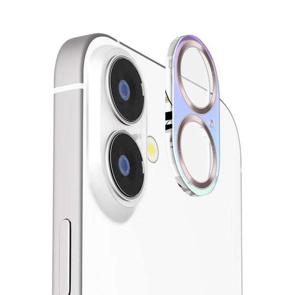 PGA iPhone 17／16／16 Plus用 カメラフルプロテクター オーロラ／メタルゴールド 2g