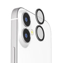 PGA iPhone 17／16／16 Plus用 カメラレンズプロテクター アルミ／ブラック 0.5g