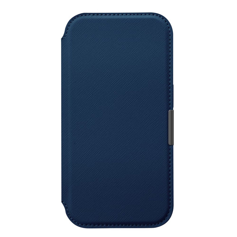 PGA iPhone 17 Pro用 ガラスフリップケース サフィアーノ調／ネイビー 65g