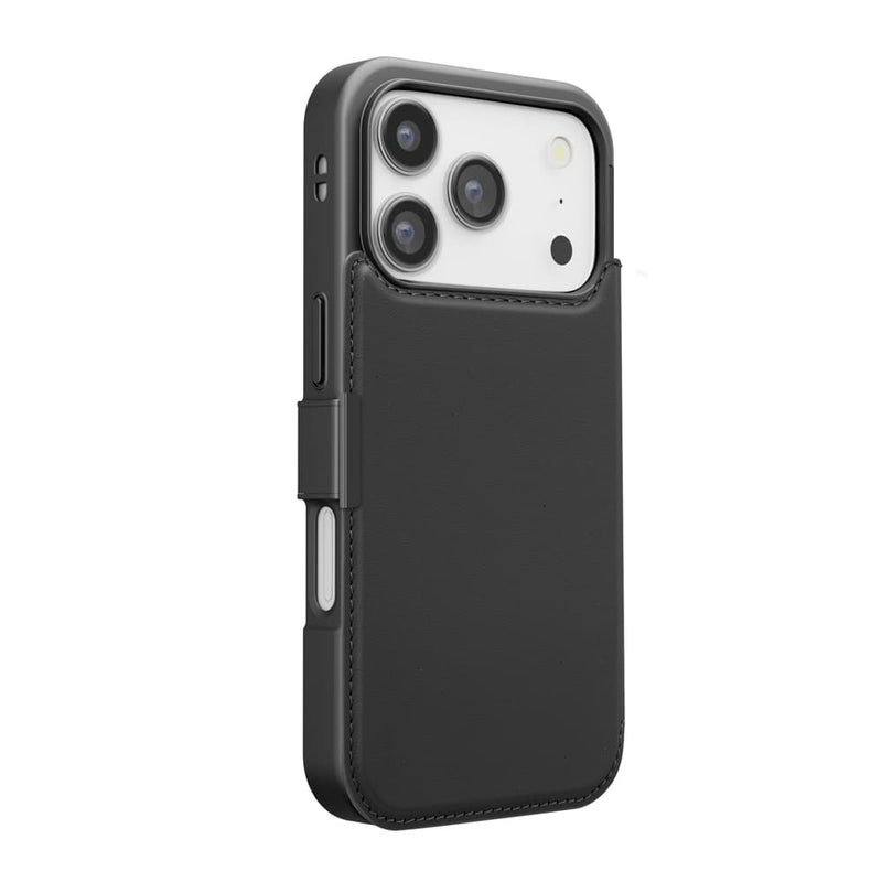 PGA iPhone 17 Pro用 バックフリップケース ブラック 65g