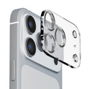 PGA iPhone 17 Pro用 カメラフルプロテクター クリア／メタルシルバー 6g