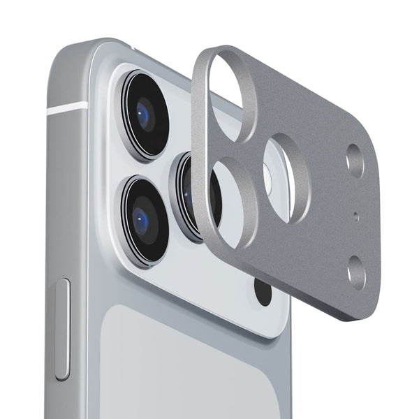 PGA iPhone 17 Pro用 カメラレンズフレーム アルミ／シルバー 10g